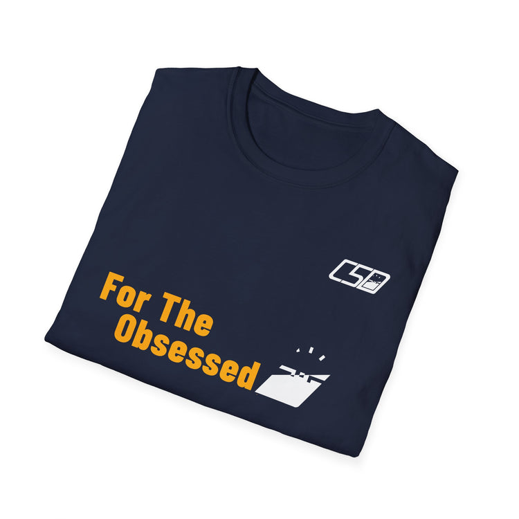 For The Obsessed t-shirt, Navy, folded detail